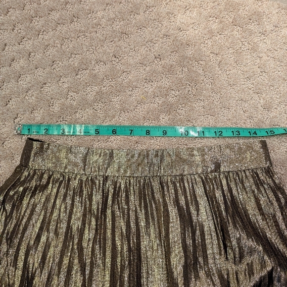 J.Crew Collection Gold plated midi skirt - Picture 4 of 7